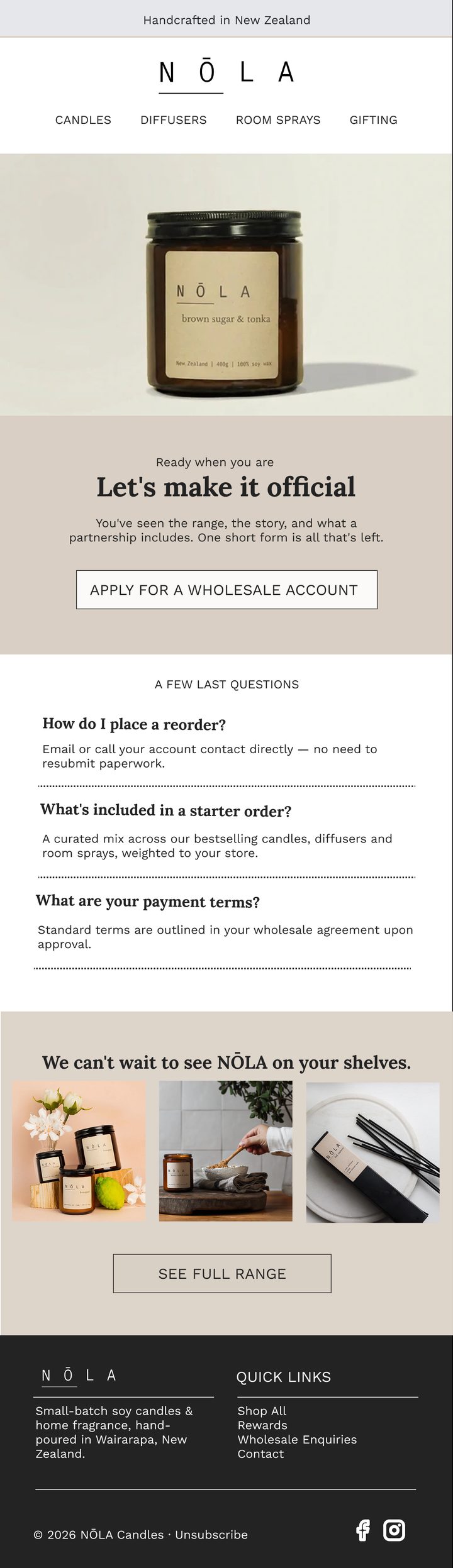 NŌLA B2B Email 3 — Let's make it official