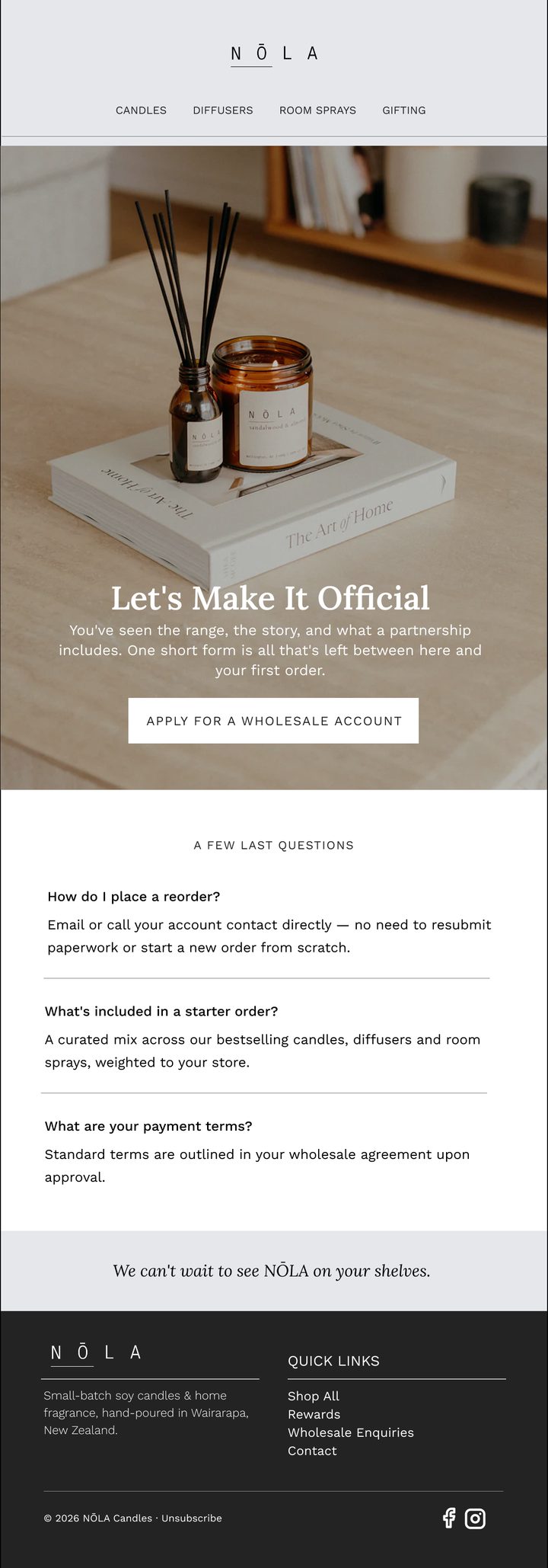NŌLA B2B Email 3 Option 2 — Let's make it official